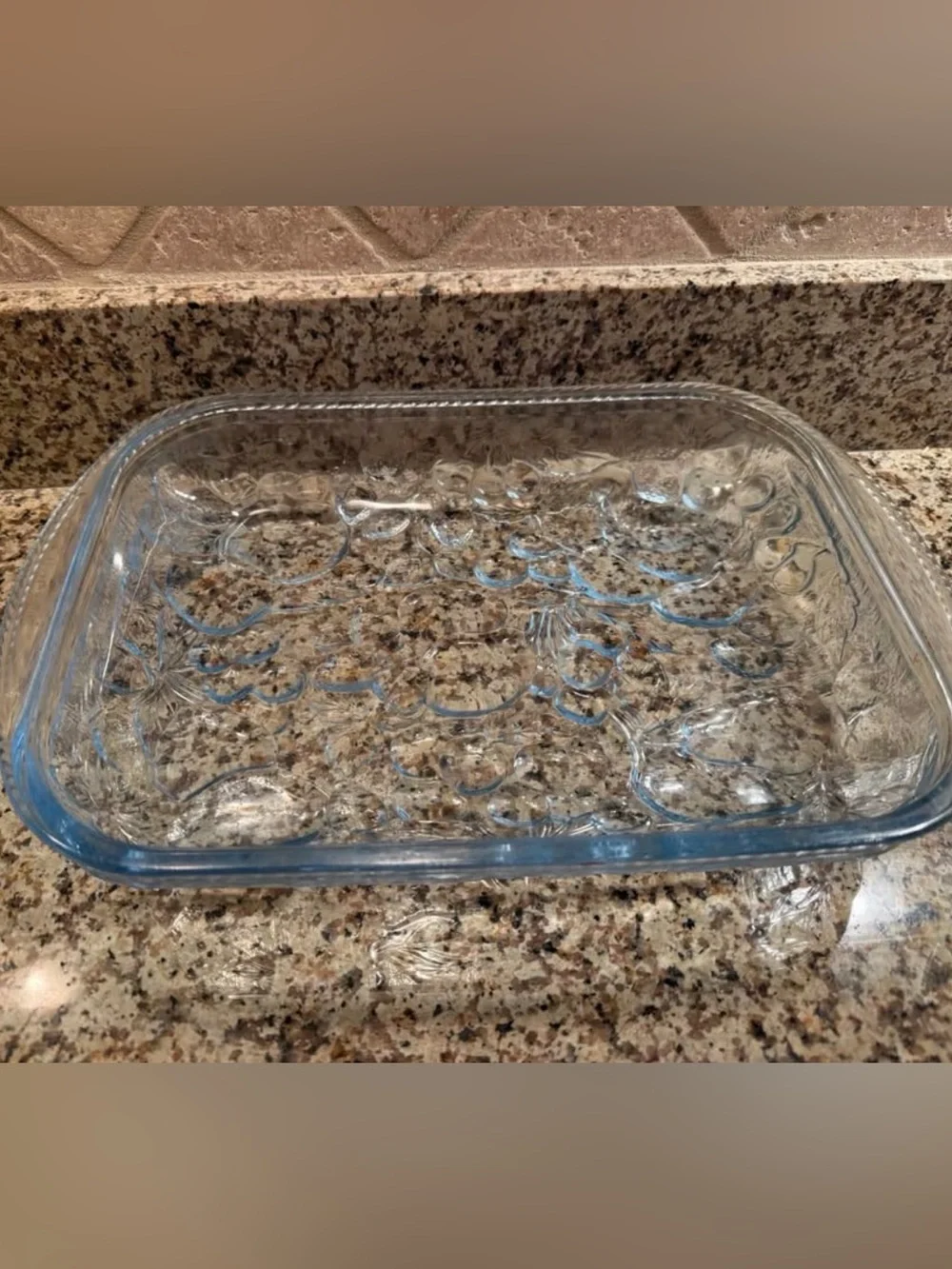 Libbey Clear Glass Decorative Baking Dish